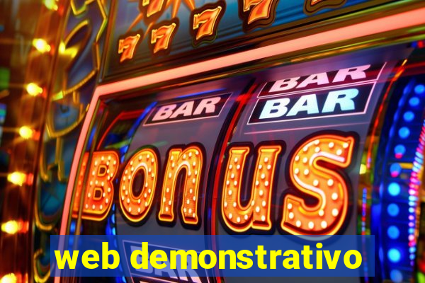 web demonstrativo